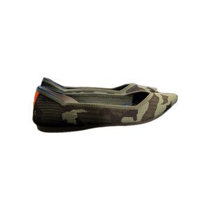 Rothy's Women's The Point Camouflage Pointed Toe Slip on Ballet Flats-Sz 11.5